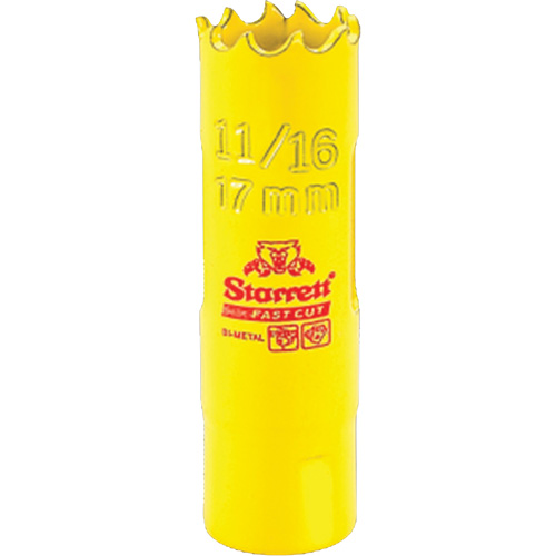 Scie &agrave; cloche bim&eacute;tal - 11/16", 11/16", Profondeur de la coupe 1-5/8", Bim&eacute;tal Stor-it Systems
