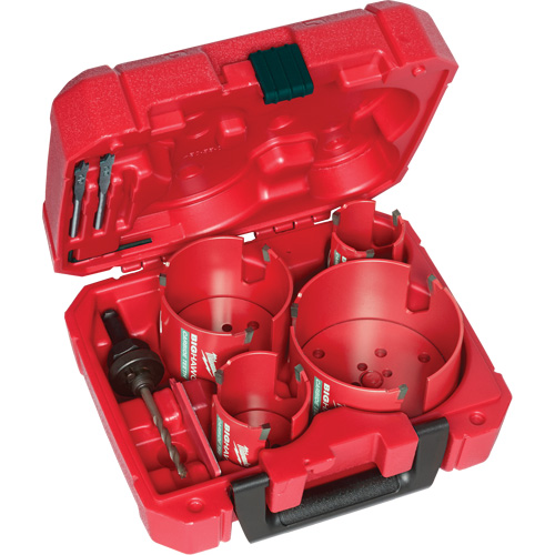 Big Hawg Hole Saw Set, 8 Pieces Stor-it Systems