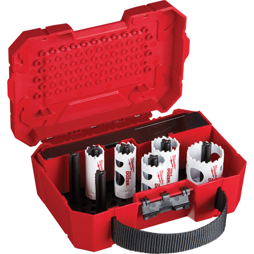 Hole Dozer Hole Saw Kit, 9 Pieces Stor-it Systems