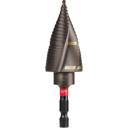 Foret &eacute;tag&eacute; #9 Shockwave Impact Duty, 7/8" - 1-1/8", Incr&eacute;ments de 1/4", Titane Stor-it Systems