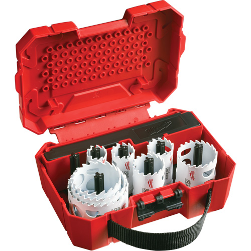 Hole Dozer Hole Saw Kit, 12 Pieces Stor-it Systems