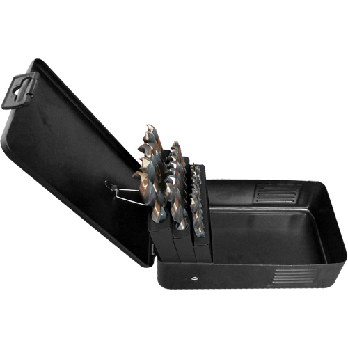 Jobber Length Drill Bit Set, 29 Pieces, High Speed Steel Stor-it Systems