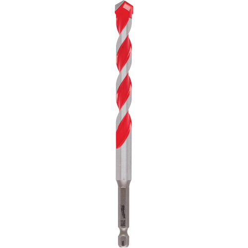 Foret &agrave; queue r&eacute;duite pour perceuse &agrave; percussion Shockwave, 7/16", Carbure, Cannelure 4" Stor-it Systems