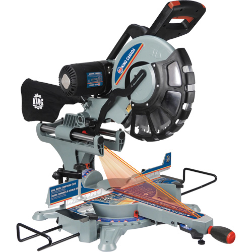 Dual Bevel Sliding Compound Mitre Saw, 12", 15 A Stor-it Systems