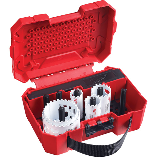 Hole Dozer Carbide Teeth Hole Saw Kit, 9 Pieces Stor-it Systems