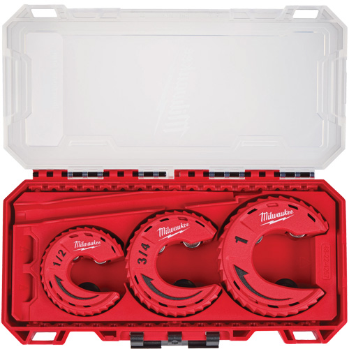 3-Piece Close Quarters Tubing Cutter Set, 1/2"/3/4"/1" Capacity Stor-it Systems