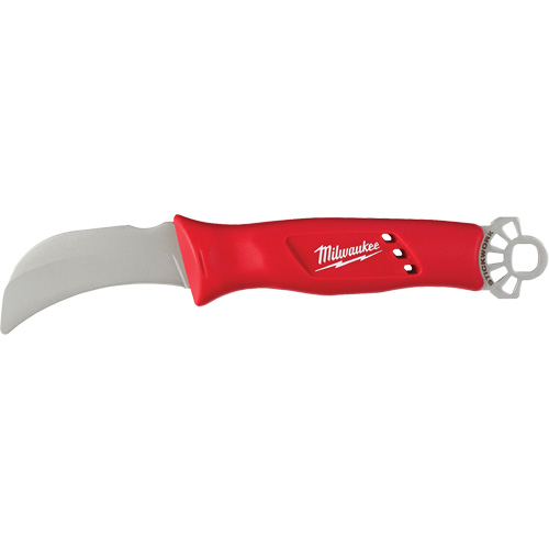 Couteau courb&eacute; de monteur de ligne avec anneau STICKWORK 3-en-1 Stor-it Systems