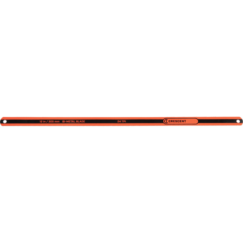 Hacksaw Replacement Blade, Bi-Metal, 12" L, 24 TPI Stor-it Systems
