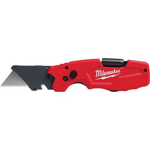 FASTBACK 6-in-1 Folding Utility Knife, 8-3/4" L, 6 Functions, 1 lbs. Stor-it Systems