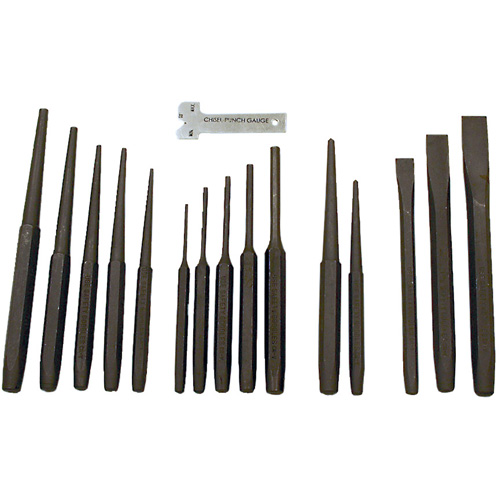 Punch & Chisel Set, 16 Pieces Stor-it Systems