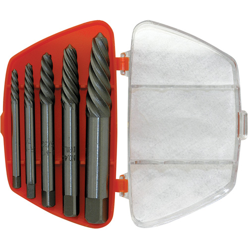 Jeu d'extracteurs en spirale ISE-5 5 mcx, Chrome molybdenum Stor-it Systems