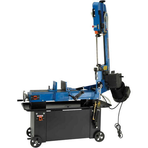 JHVG-712 Metal Bandsaw, Horizontal, 7" Round and 7" x 12" Rectangular Cutting Capacity Stor-it Systems
