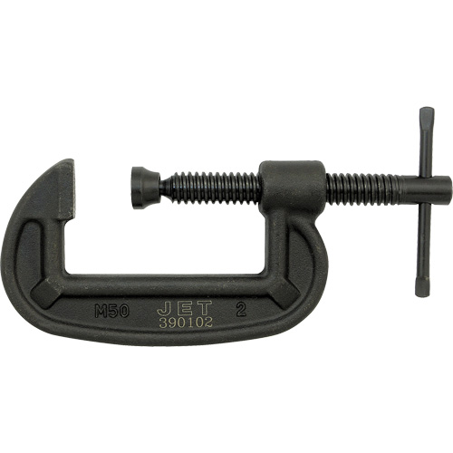 Heavy-Duty C-Clamp, 2" (50.8 mm) Capacity, 1" (25.4 mm) Throat Depth Stor-it Systems