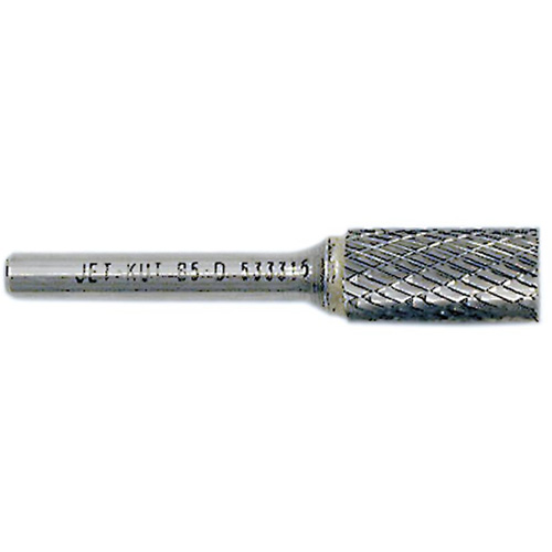 Fraise cylindrique JET-KUT avec coupe en bout, 1/4" Dia., 1/4" Tige, 5/8" Prof. de la coupe Stor-it Systems