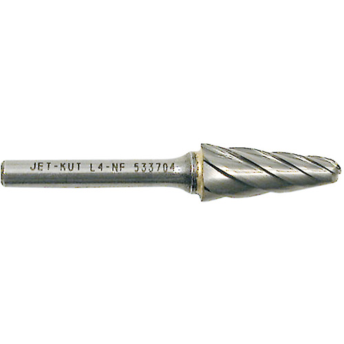 Fraise &agrave; bout conique L4-NF 1/4" pour aluminium/mat&eacute;riaux non ferreux, 1/2" dia. Stor-it Systems