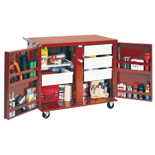 &eacute;tabli roulant, 49-7/8" la x 40-5/8" h x 26-7/8" p, Capacit&eacute; de 24,6 pi³ Stor-it Systems
