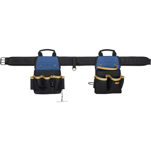 Combin&eacute;s de ceinture &agrave; outils &agrave; 20 pochettes, Polyester, Noir Stor-it Systems