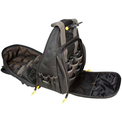 Sacs &agrave; dos pour outils Techgear &agrave; 53 pochettes, 16" lo x 13-1/4" la, Noir, Polyester Stor-it Systems