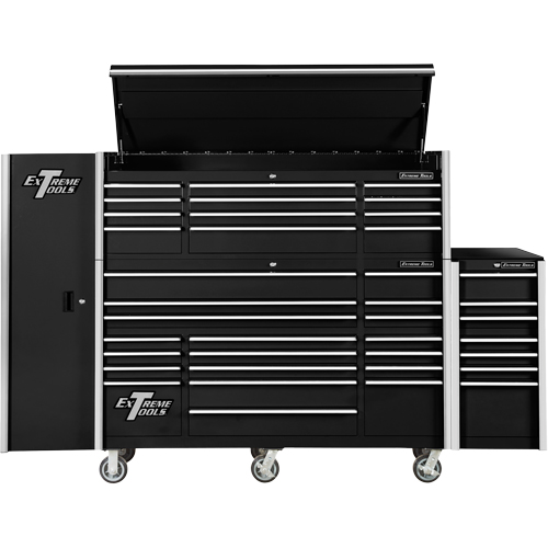 Armoire lat&eacute;rale s&eacute;rie RX, 3 tiroirs, 19" la x 25" p x 61" h, Noir Stor-it Systems