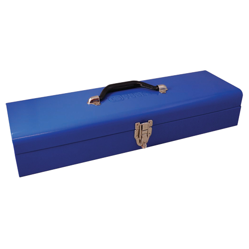 Low Profile Utility Tool Box, 20" D x 6-1/4" W x 5" H, Blue Stor-it Systems