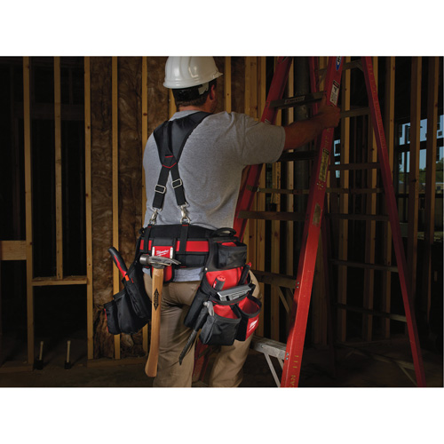 Ceinture de travail a/m&eacute;canisme de suspension pour entrepreneur, Nylon, Noir Stor-it Systems