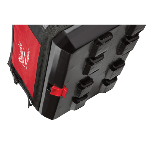 Packout Tote, Ballistic Nylon, 32 Pockets, Black/Red Stor-it Systems