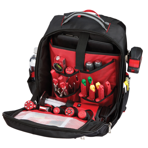 Low-Profile Backpack, 10" L x 12" W, Black, Ballistic Stor-it Systems