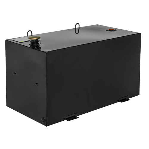R&eacute;servoir de transfert pour carburant en acier, Acier, Capacit&eacute; 100 gal., Noir Stor-it Systems