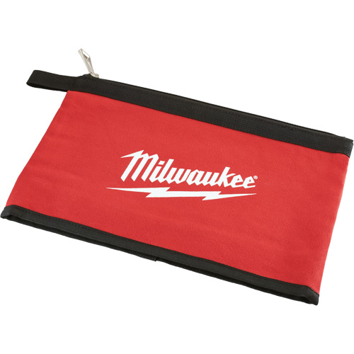&eacute;tui avec fermeture &agrave; glissi&egrave;re, Toile, 1 pochettes, Noir/Rouge Stor-it Systems