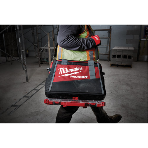 Sacs &agrave; outils Packout, Nylon balistique, 2 pochettes, Noir/Rouge Stor-it Systems