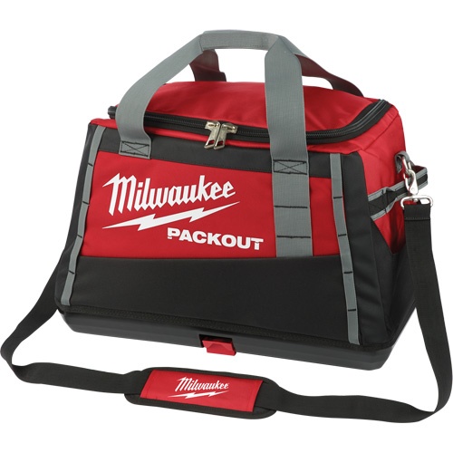 Packout Tool Bag, Ballistic Nylon, 8 Pockets, Black/Red Stor-it Systems