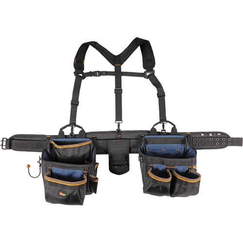 Ceinture &agrave; outils de luxe, Polyester, Noir Stor-it Systems
