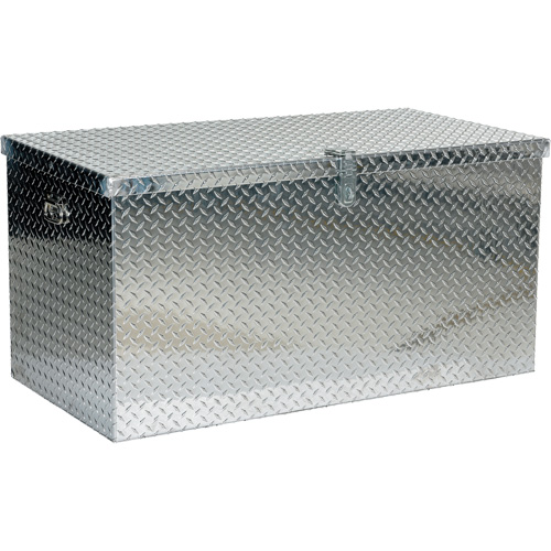 Boîte &agrave; outils portative en t&ocirc;le larm&eacute;e d'aluminium, 25-1/16" P x 49-1/4" la x 24" h, Argent Stor-it Systems
