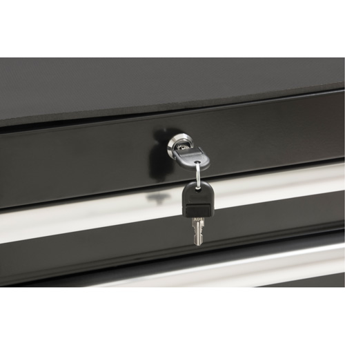 Chariot &agrave; outils industriel, 7 tiroirs, 27" la x 18-3/4" p x 39" h, Noir Stor-it Systems
