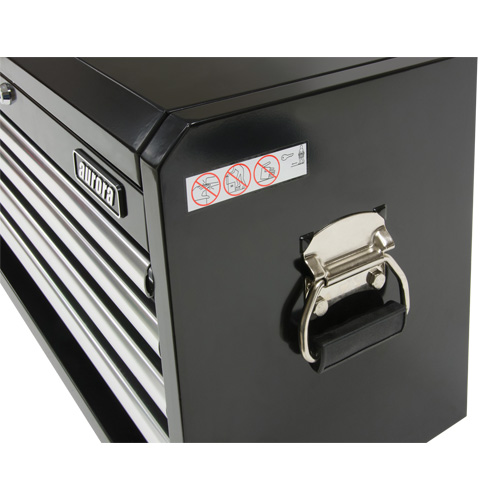 Industrial Tool Chest, 26" W, 4 Drawers, Black Stor-it Systems