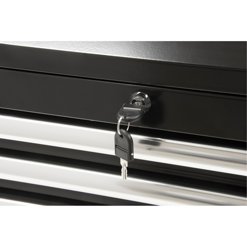 Industrial Tool Chest, 26" W, 4 Drawers, Black Stor-it Systems