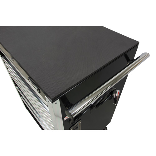 Chariot &agrave; outils &agrave; usage intensif, 7 tiroirs, 28" la x 22" p x 42-3/8" h, Noir Stor-it Systems
