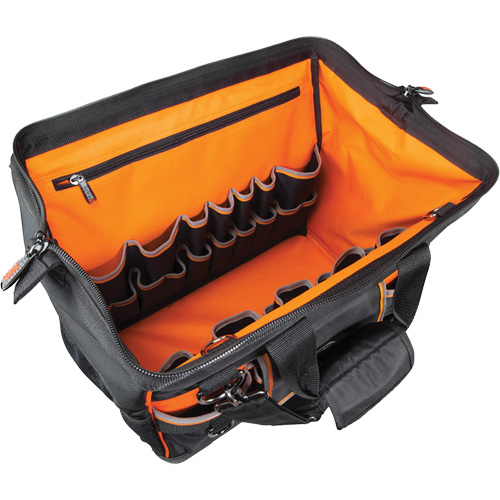 Sac &agrave; outils avec grande ouverture Tradesman Pro, Nylon balistique, 42 pochettes, Noir Stor-it Systems