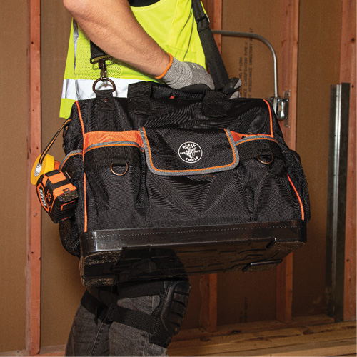 Sac &agrave; outils avec grande ouverture Tradesman Pro, Nylon balistique, 42 pochettes, Noir Stor-it Systems