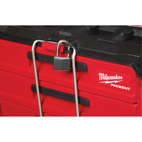 Packout 3-Drawer Tool Box, 16-1/3" x 14-1/3" x 22-1/5", Black/Red Stor-it Systems