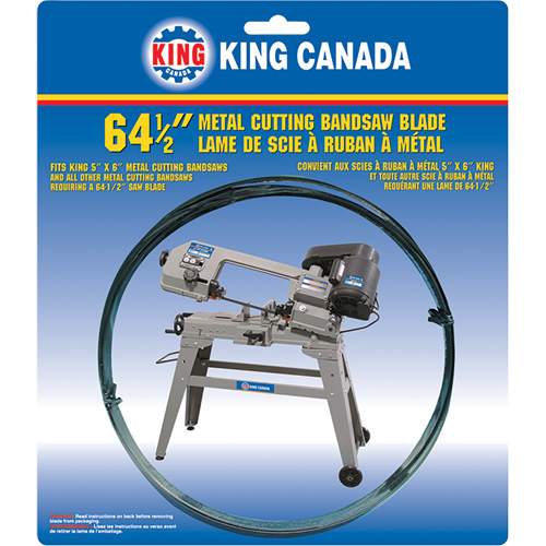 General Purpose Band Saw Blade, Bi-Metal, 64-1/2" L x 1/2" W x 0.025" Thick, 10 TPI Stor-it Systems