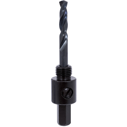 Mandrin pour scie-cloche &agrave; tige triangulaire, 9/16" - 1-3/16", 3/8" Tige Stor-it Systems