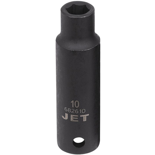 Socket, Impact, 10 mm, 1/2" Drive, 6 Points, Deep Stor-it Systems