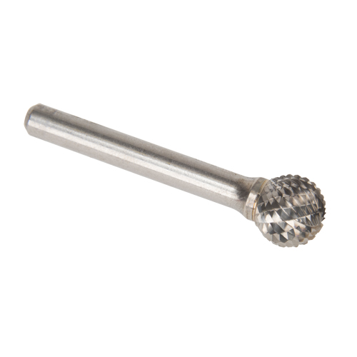 CLEVELAND Solid Carbide Burrs - Ball Shape, 1/4" Shank Stor-it Systems