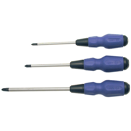 Phillips TORQUE DRIVE&reg; Screwdriver, #1, 4" L, Cushion Grip Handle Stor-it Systems