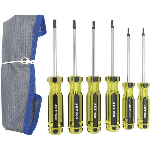 Jeu de tournevis &agrave; manche g&eacute;ante TORX JHTSS-6, 6 Stor-it Systems