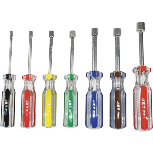 NDS-07 Jumbo Handle Nut Driver Set, 7 Pcs., Magnetic, Imperial Stor-it Systems