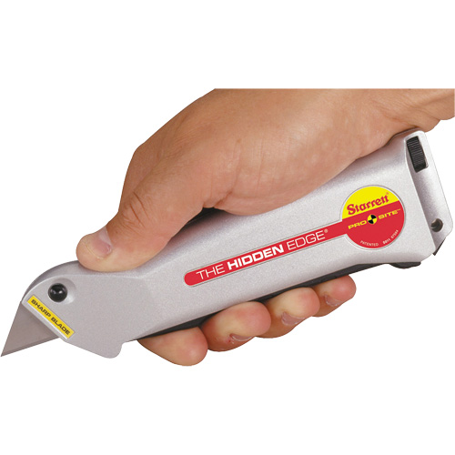 Couteau Hidden Edge, 19 mm, Acier, Prise en Aluminium Stor-it Systems