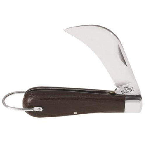 Pocket Knife with Hawkbill Slitting Blade, 2-5/8" Blade, Carbon Steel Blade, Plastic Handle Stor-it Systems