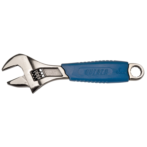 Adjustable Wrench, 6" L, 1" Max Width, Black Stor-it Systems